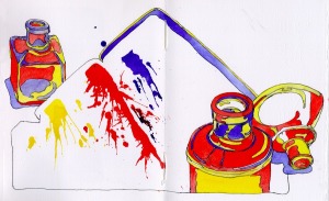 Glass-Inkwells-Watercolor-Travel-Palette-primary-triad-color-schemes-Chris-Carter-Artist-121512webs